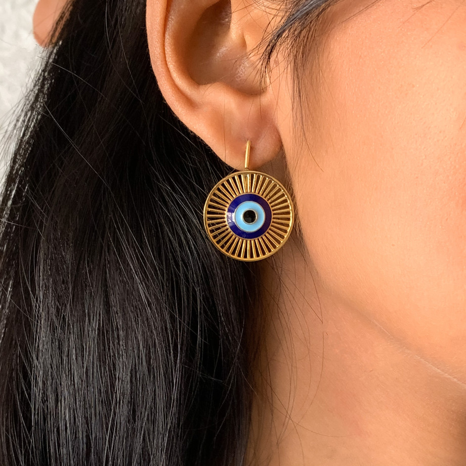 Antique Evil Eye Earrings – RAGEN